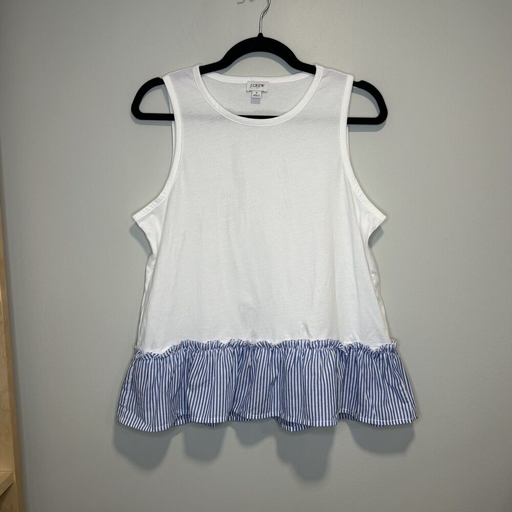 J.Crew Ruffle Hem Tank Top - Size Small - Picture 3 of 5